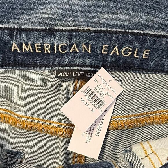 American Eagle AirFlex Original Straight Leg Jeans 36x30 - Picture 5 of 7